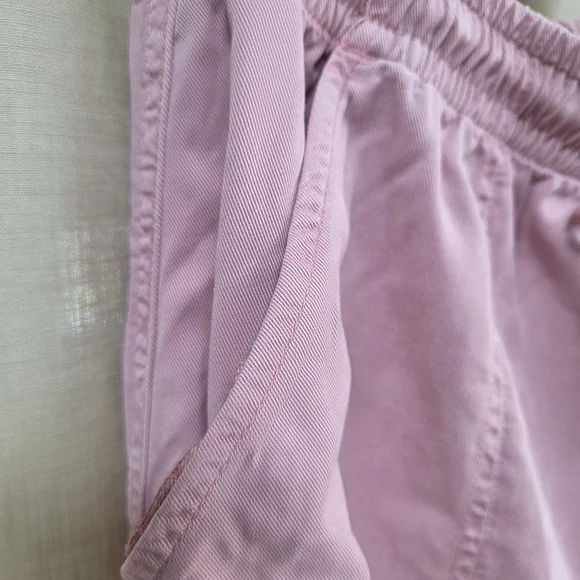 Time and Tru Dusty Pink Women's Parachute Cargo Jogger Pants - Picture 6 of 13